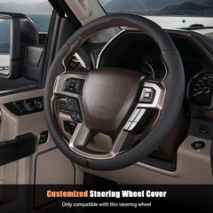 Aimato Ford F-250 steering wheel cover delivers enhanced grip and protection.