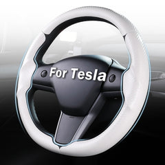 Aimato Tesla Model 3/Y steering wheel cover with 3D ergonomic grip boosts control
