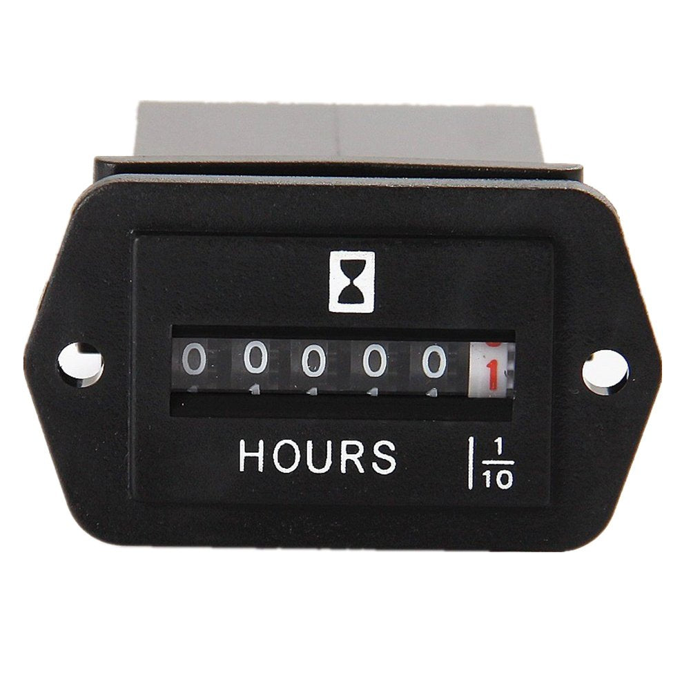 AIMILAR hour meter installation setup shows easy flush-mount wiring for DIY installs.