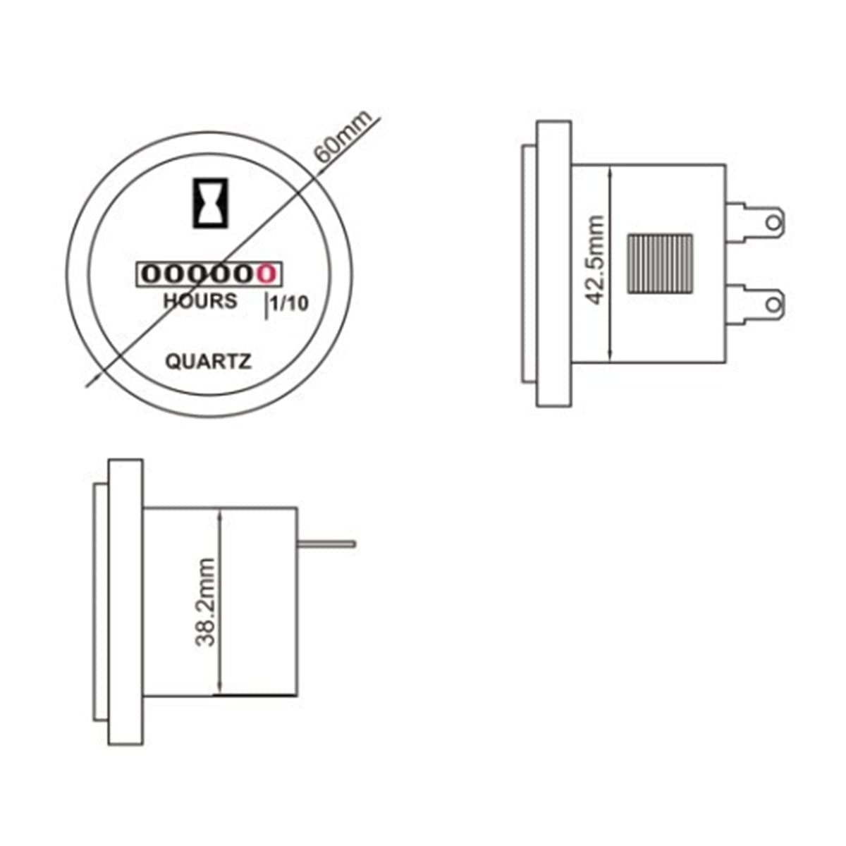 AIMILAR hour meter boat usage shows reliable engine hour tracking on watercraft
