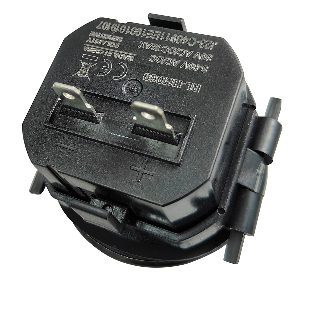 AIMILAR hour meter panel-mount demonstrates clean behind-panel installation