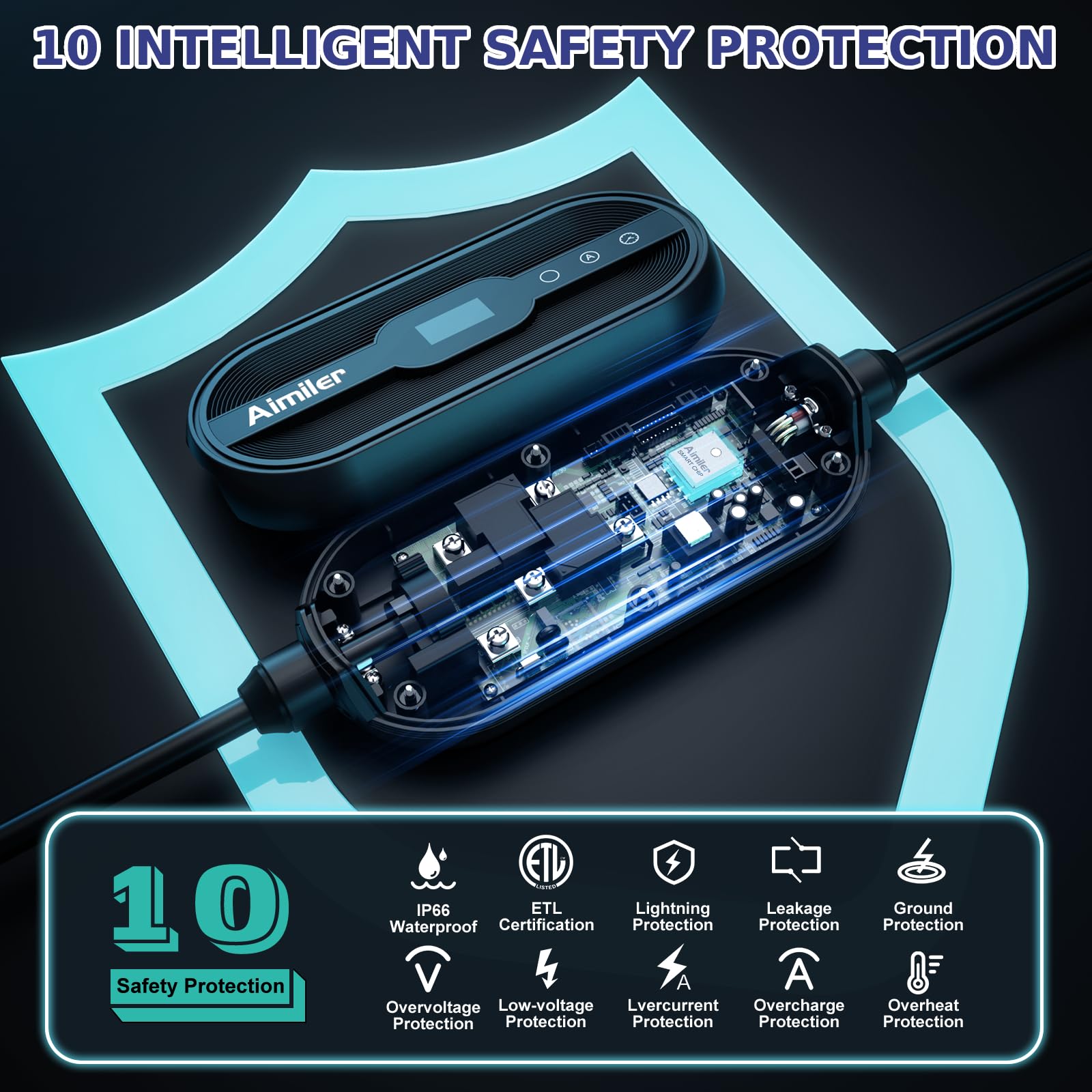 AIMILER built in CCID 20 anti leakage protection feature