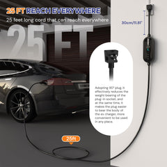AIMILER NACS Tesla connector in use for compatible charging.
