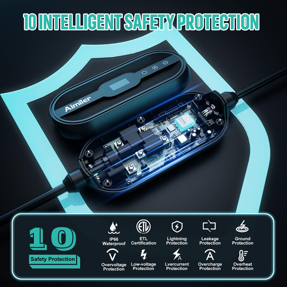 AIMILER NEMA 4 weatherproof protection for outdoor use.