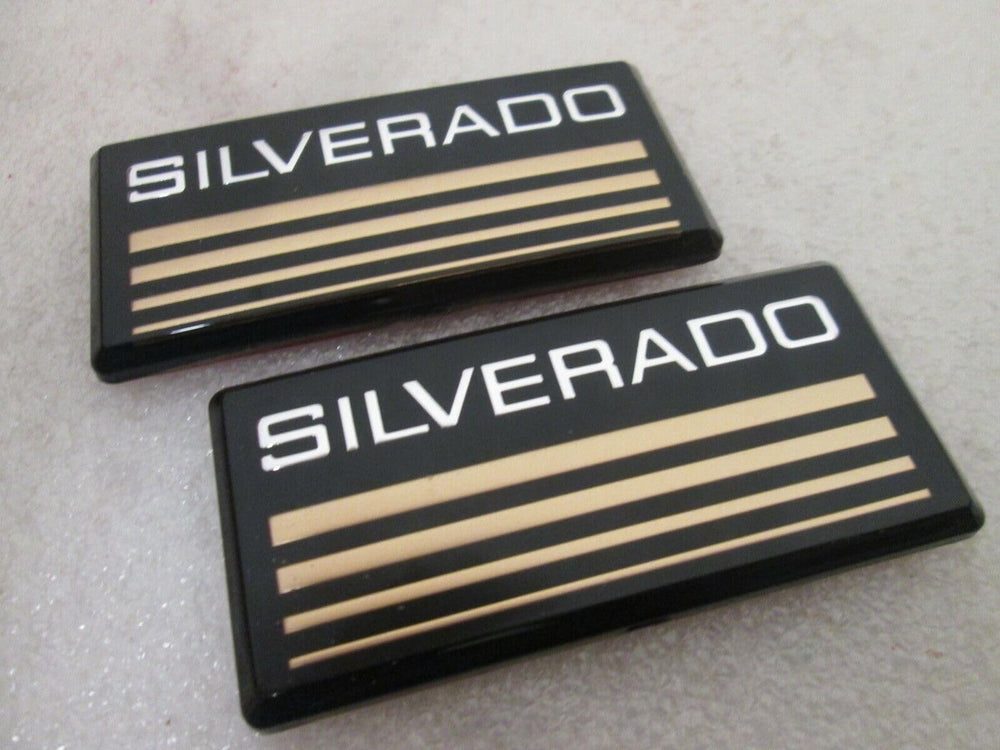 Aimoll 2x cab emblem side roof pillar decals for Silverado with durable styling