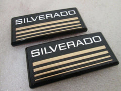 Aimoll 2x cab emblem side roof pillar decals for Silverado with durable styling