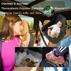 Aiqiying Camry floor mats rear rows protect rear carpet from mud and dirt.