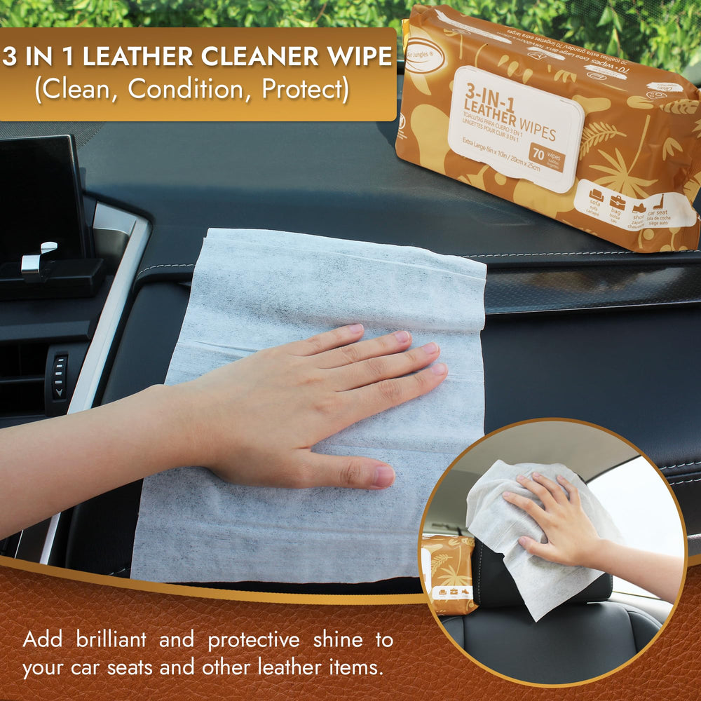 Air Jungles Leather furniture and car interiors cleaning solution for regular care.