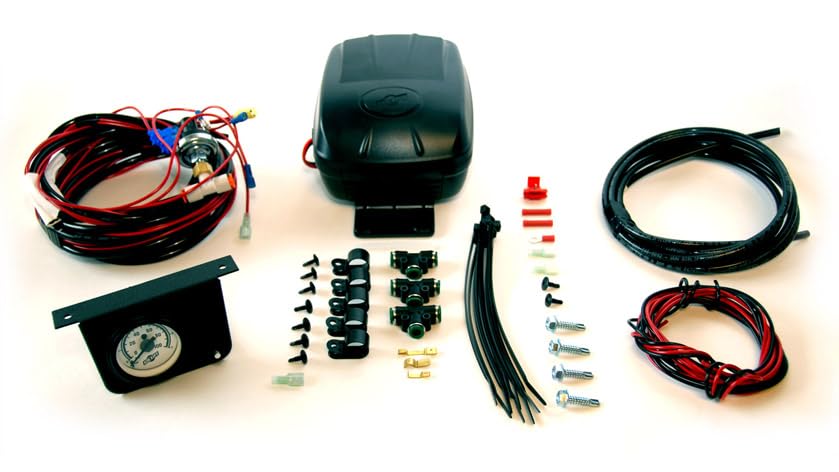 Air Lift Load Controller II air springs inflating for improved load handling.
