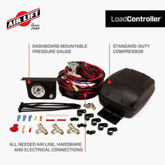 Air Lift Load Controller II single-path operation inflates two springs evenly.