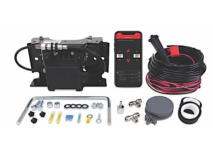 Air Lift WirelessAIR app setup showing Bluetooth connection for on-the-go tuning