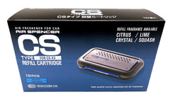 Air Spencer C10 CS-X3 squash refill cartridge in CS-X3 case, designed for up to four weeks of fragrance.