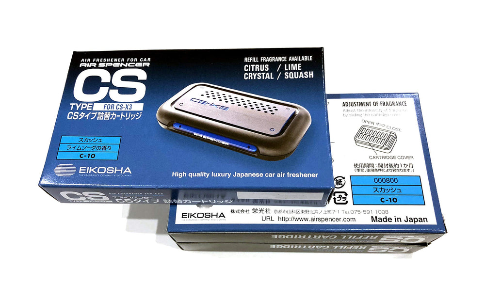 Air Spencer CS-X3 squash refill pack 4 compatible with reusable CS-X3 case.