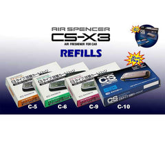 Air Spencer CSX3 Squash refill 4-pack Japan-made reflects quality craftsmanship from Japan.