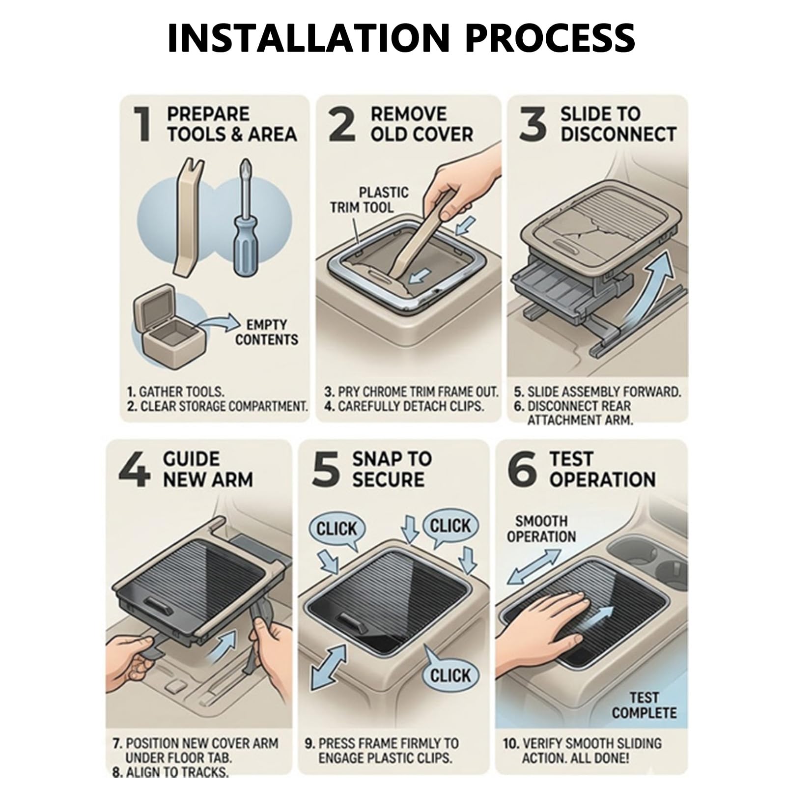 Installation shot implies straightforward replacement with precise fit