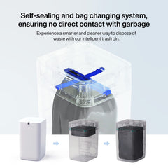 Airdeer Smart Trash Can refill rings highlight long-lasting bags.