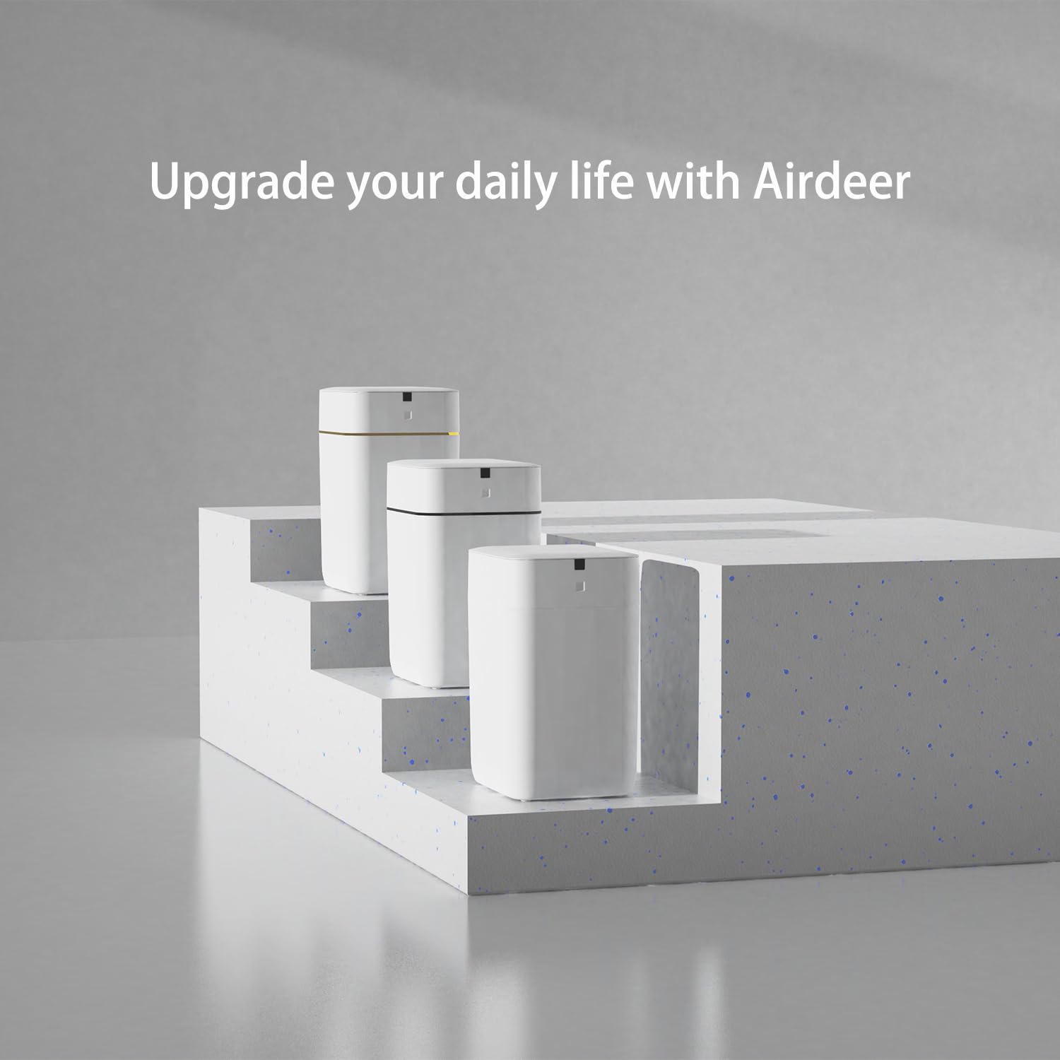 Airdeer Trash Can compact size fits small spaces.