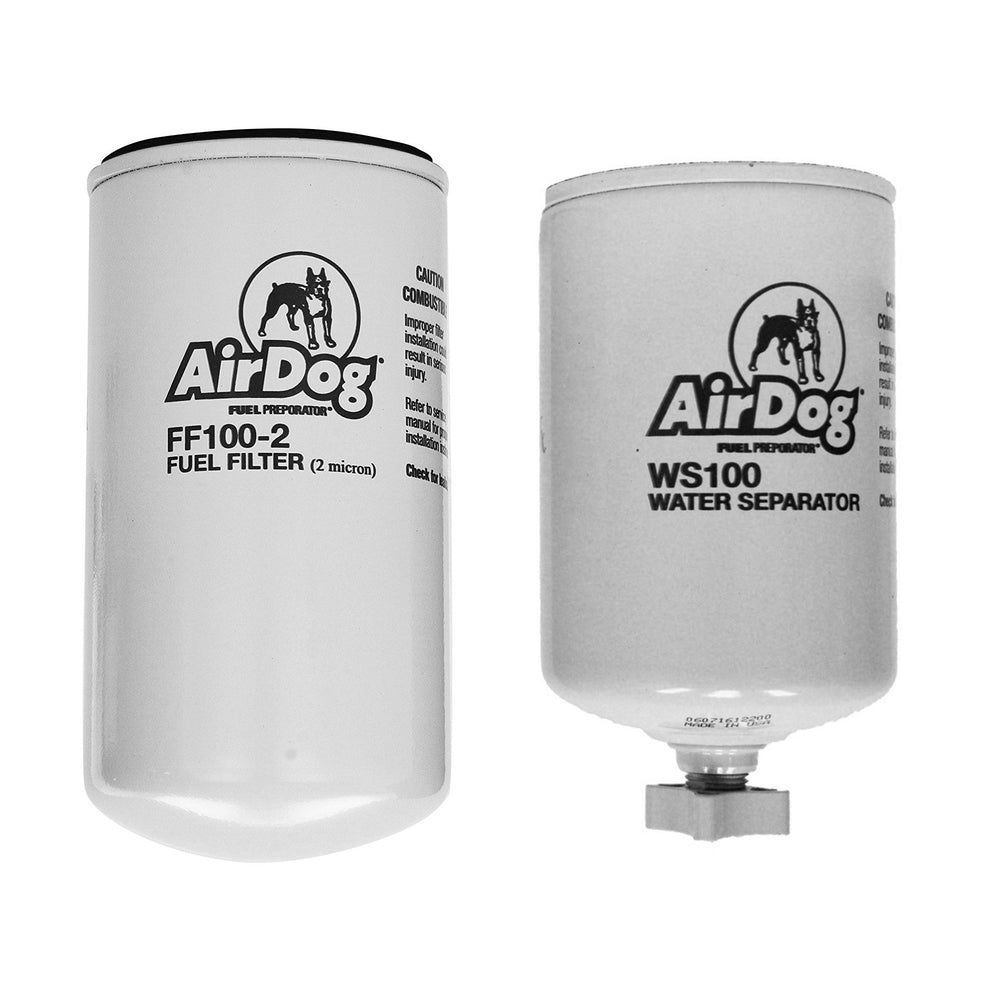 AirDog pre-filter WS100 close-up protecting diesel fuel