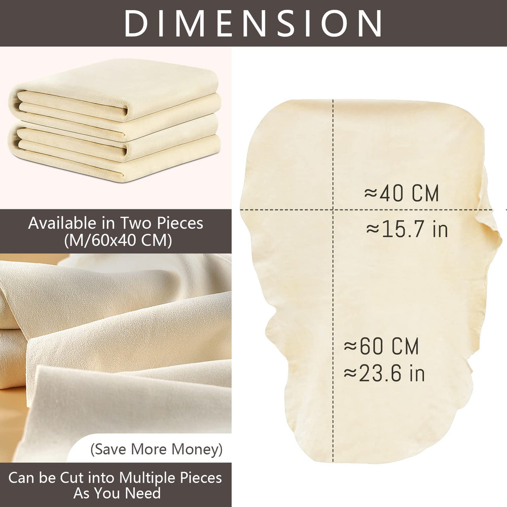 Airlab chamois can be cut to fit irregular panels for flexible drying
