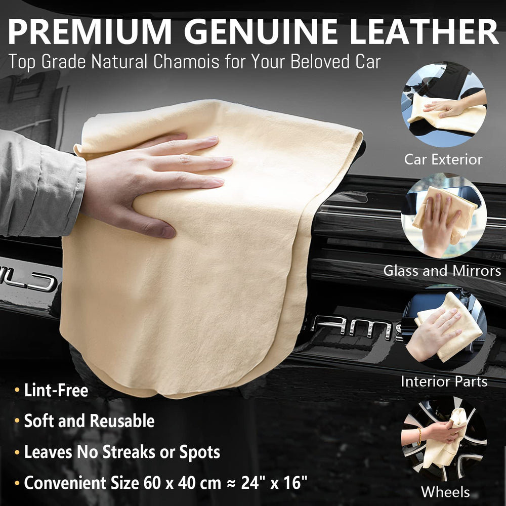 Airlab genuine leather chamois texture close-up emphasizing authentic material