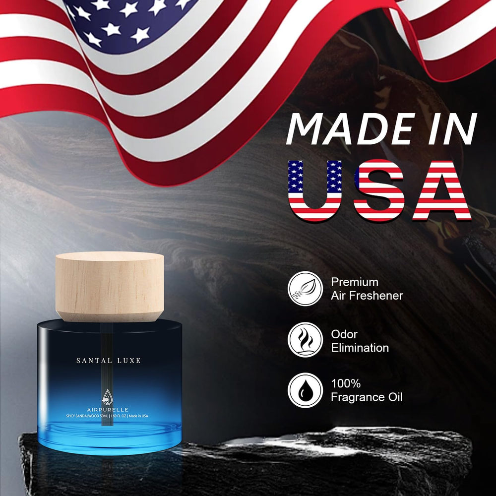 AirPurelle fragrance lasts over 200 days in a compact bottle.