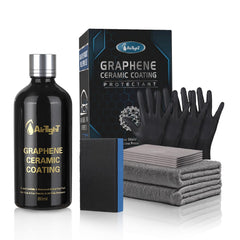 AirTighT graphene ceramic coating bottle close-up showing durable protection