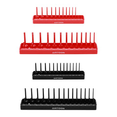 AirToon 1/4- and 3/8-drive trays keep SAE and metric sockets organized