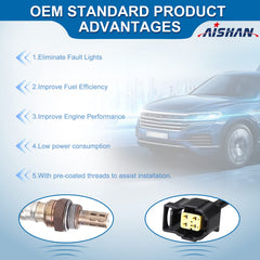 AISHAN oxygen sensor downstream view highlighting reliable exhaust sensing