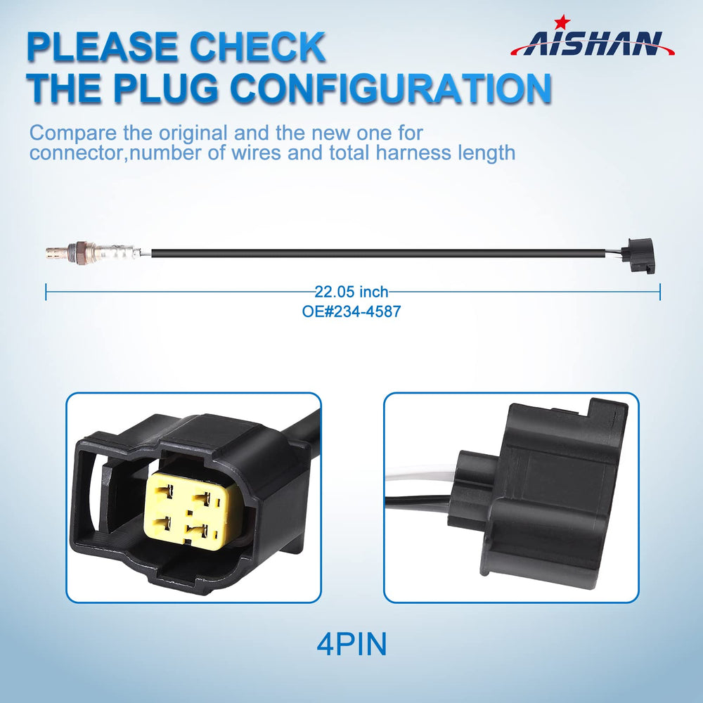AISHAN oxygen sensor with pre-coated threads simplifies installation
