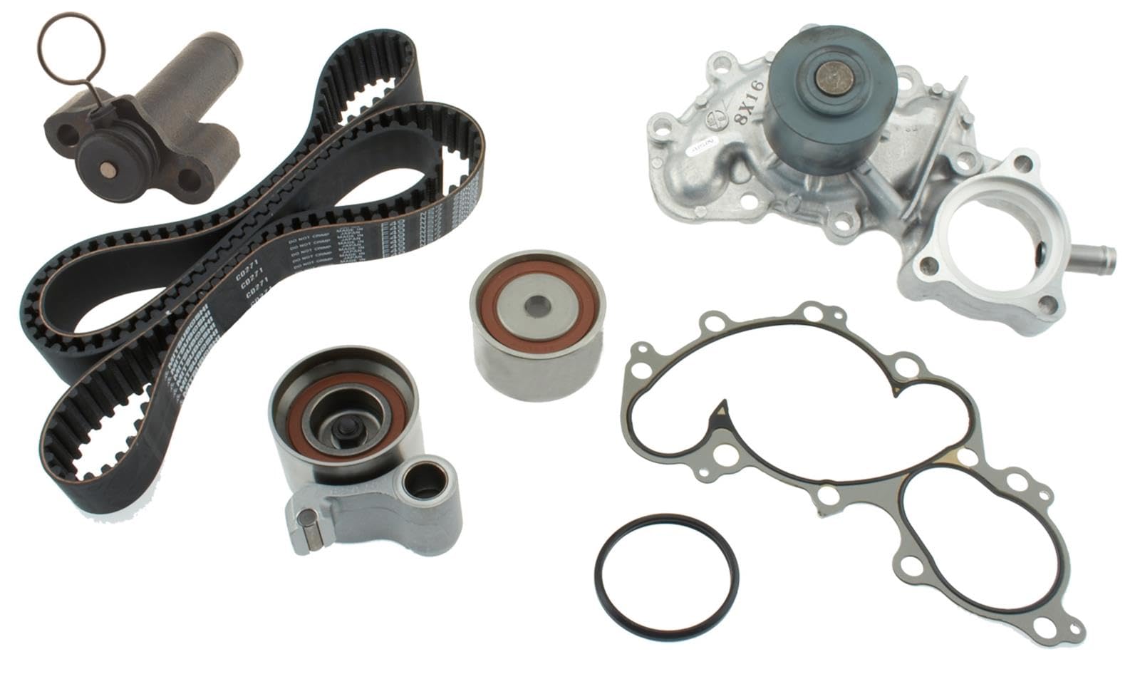 AISIN TKT-025 water pump with durable aluminum housing and seals