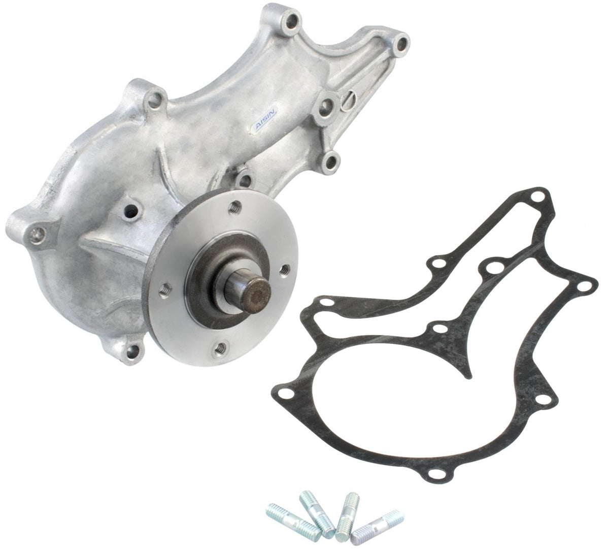 AISIN WPT-007 water pump front view with gasket for reliable cooling