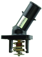 AISIN THT-003 thermostat with housing and gasket for Toyota, enabling reliable cooling system performance.