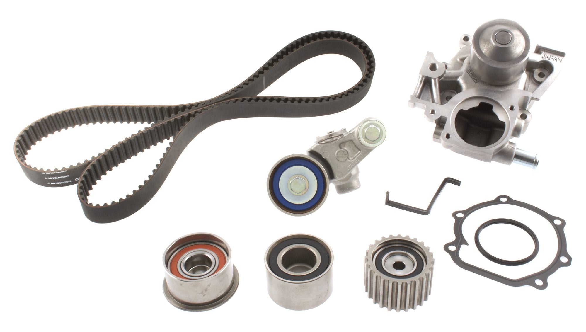 AISIN TKF-006 water pump kit for Subaru engines supports reliable maintenance.