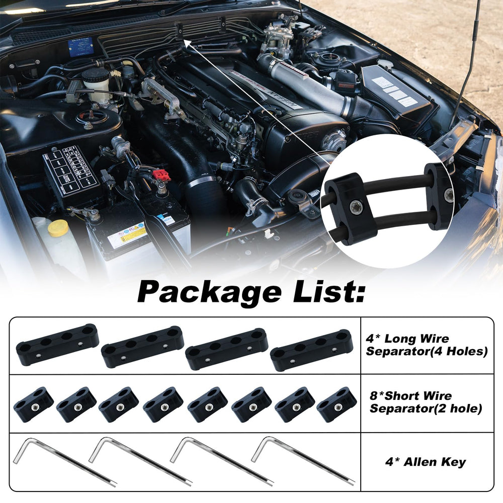 Aitruman engine bay organization improves accessibility during maintenance.