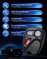 Aituzero key fob compatible with multiple GM truck models