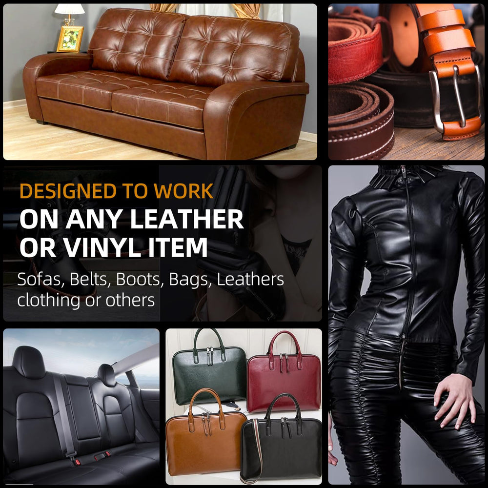 AIUKBL Leather Scratch Remover close-up shows quick, seamless scratch repair.