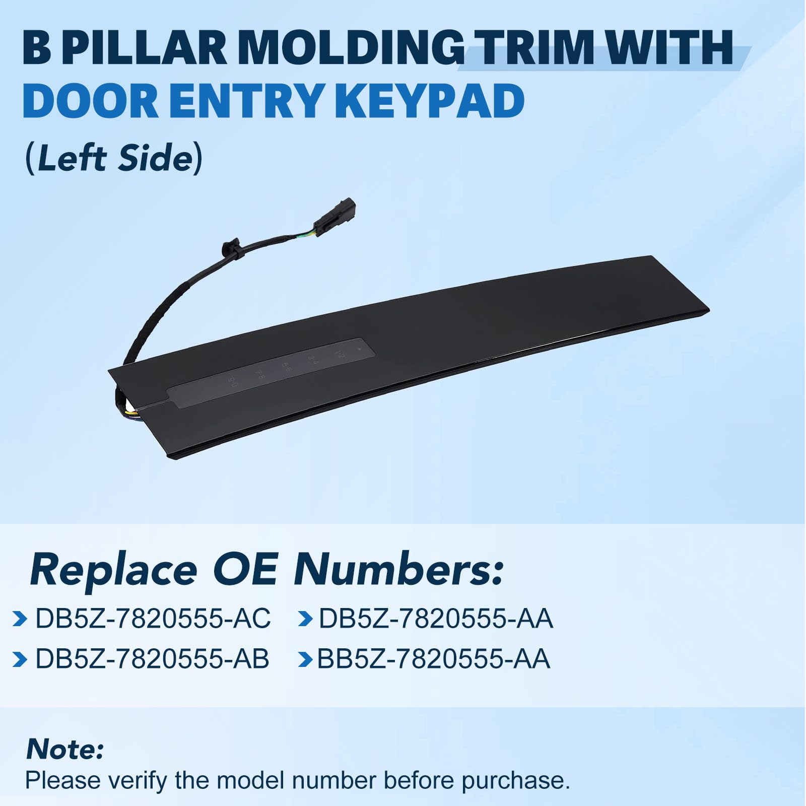 AIWGIW Door-entry keypad trim for Explorer enables convenient hands-free access.