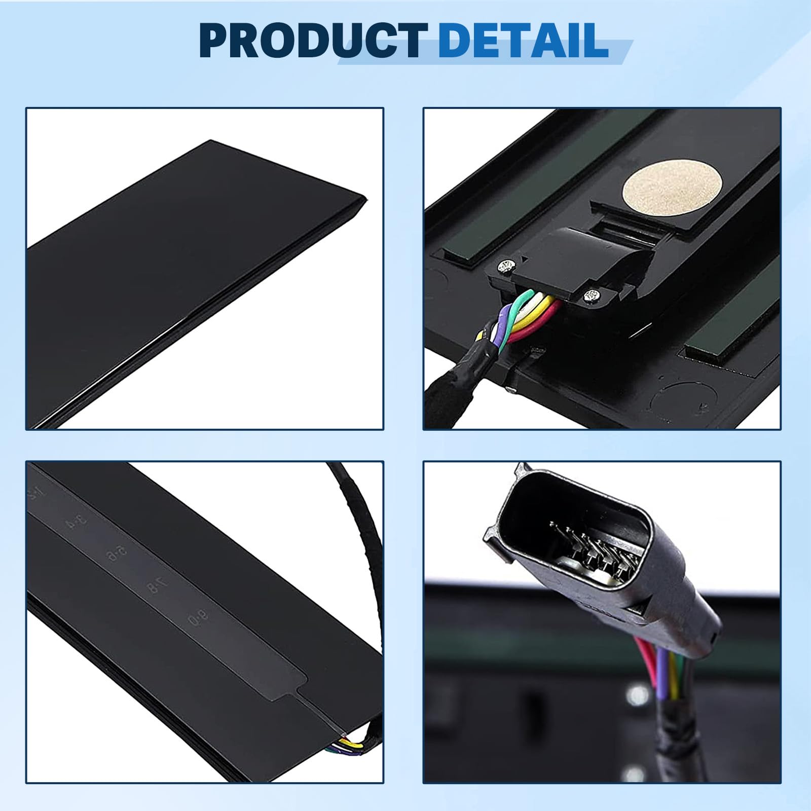 AIWGIW Factory keypad-compatible trim maintains original interior look.