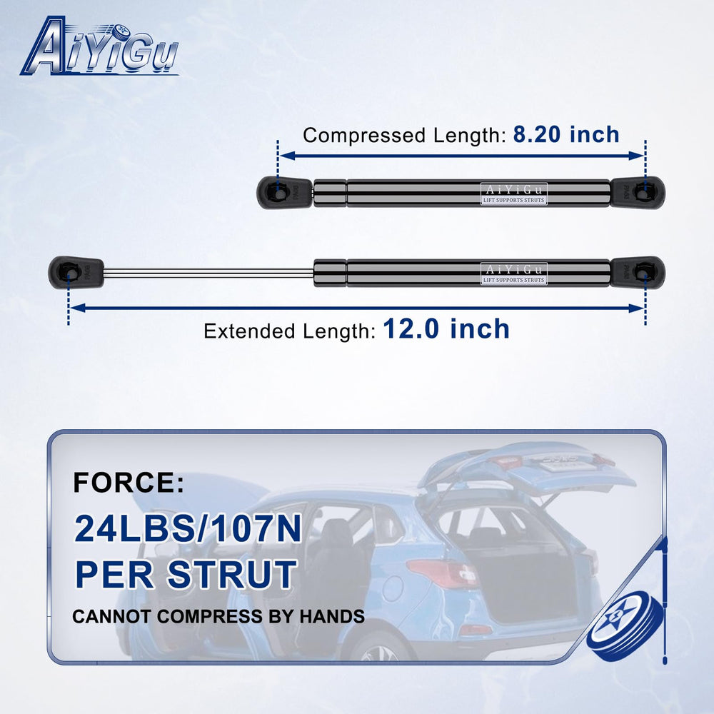 AiYiGu strut for camper shell; keeps rear window steady during opening.