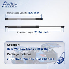 AiYiGu 4294 rear window shock right side improves lift action for Honda CR-V.