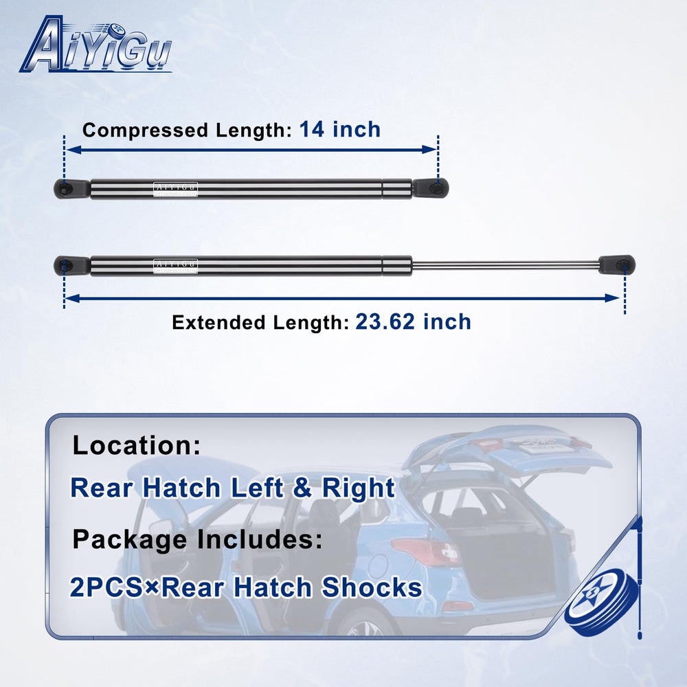 AiYiGu 4325 right rear hatch shock providing balanced lift and support
