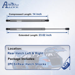 AiYiGu 4325 right rear hatch shock providing balanced lift and support