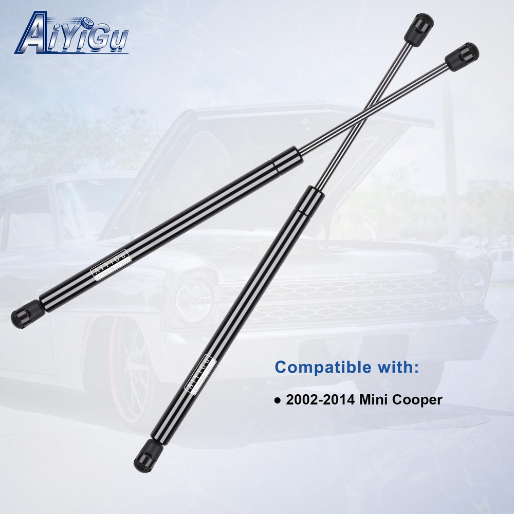 AiYiGu 4360 rear hatch shocks extended length showing full travel