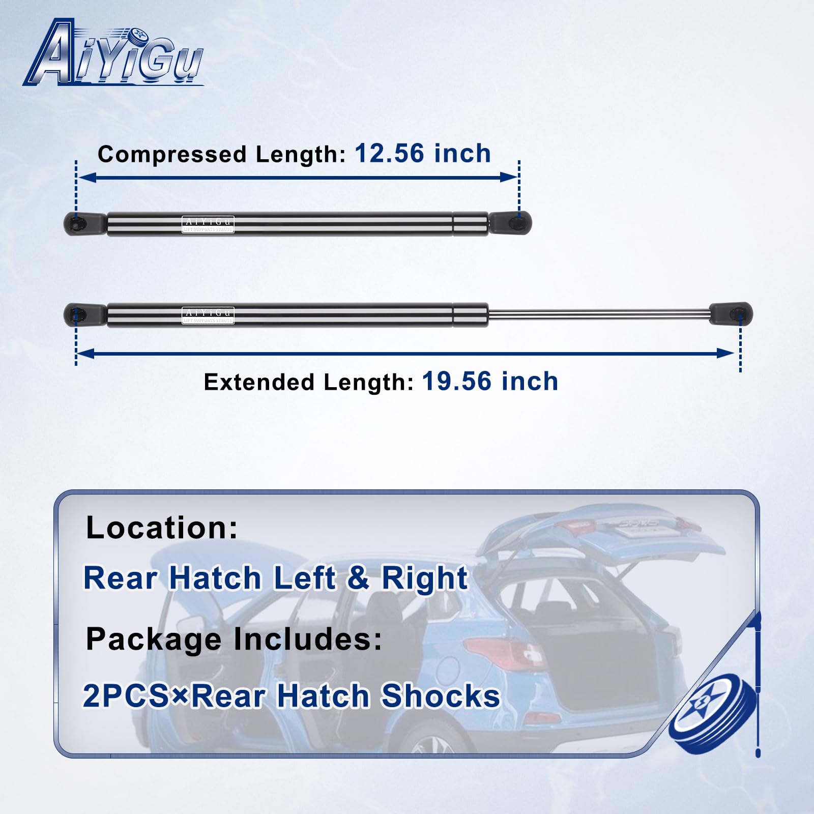 AiYiGu 4360 rear hatch right shock for Mini Cooper ensures reliable lift