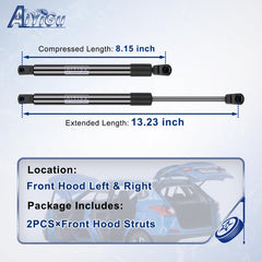 AiYiGu 4550 front hood strut right side steady hood support for maintenance