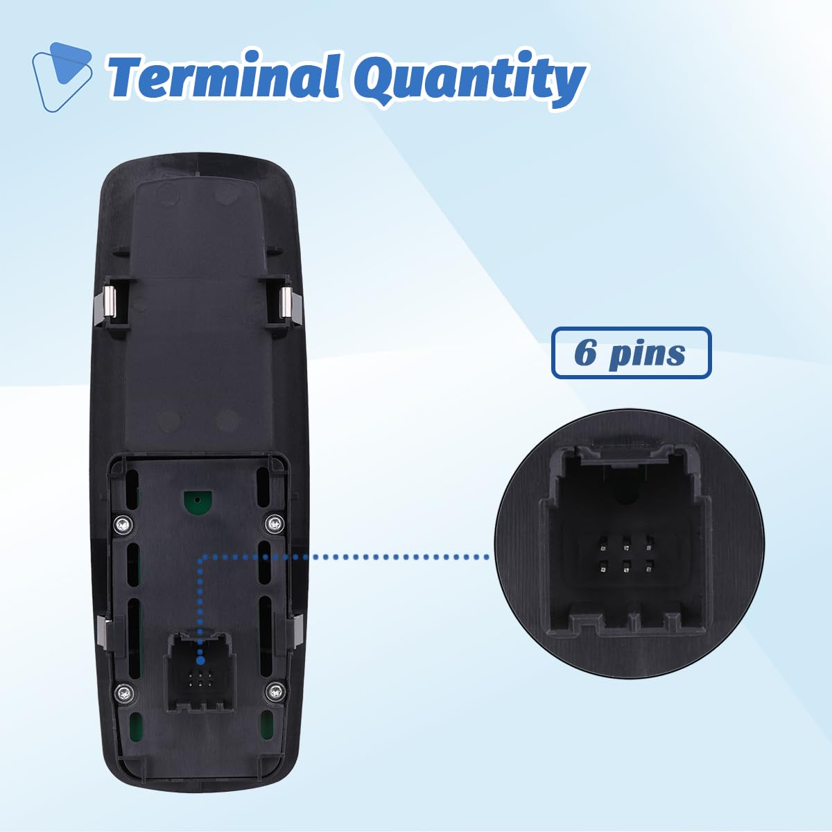 AiYiGu 6-pin terminal connector supports plug-and-play installation.