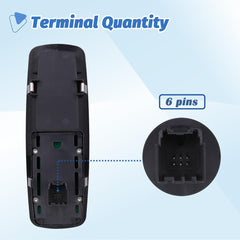 AiYiGu 6-pin terminal connector supports plug-and-play installation.
