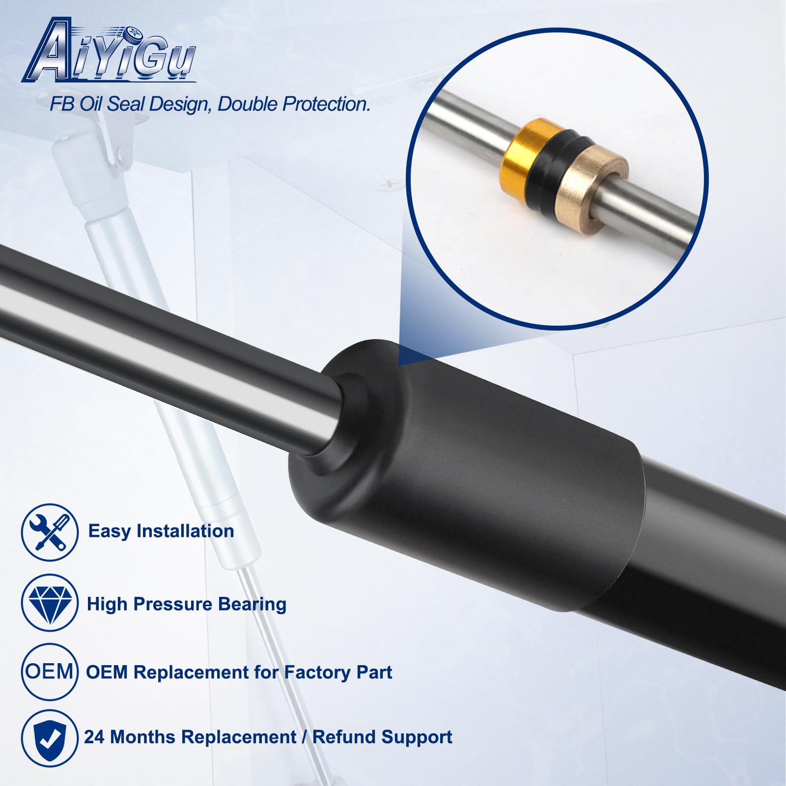 AiYiGu 6020 installation-ready pair requires no screws.