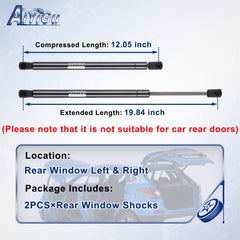 AiYiGu 6157 right rear window shock ready for quick install