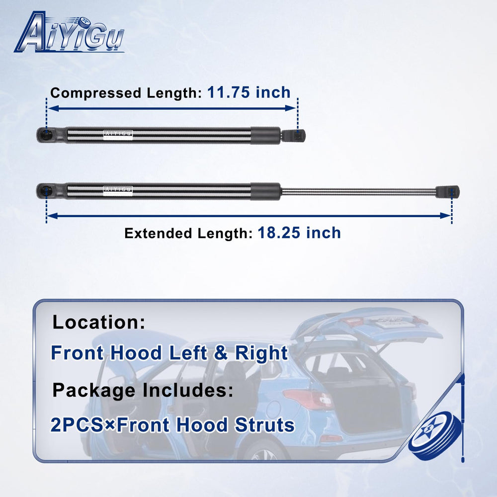 AiYiGu 6267 left front hood strut for Kia Sorento ensures smooth lifting.